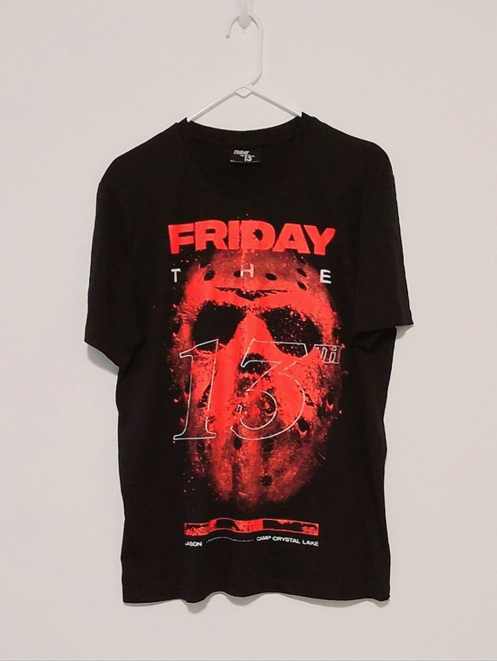 🩸Friday the 13th Men's Black Short Sleeve Graphic T-shirt Like New Size L